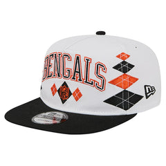 Cincinnati Bengals New Era Argyle 19TWENTY Adjustable Hat White - NFL