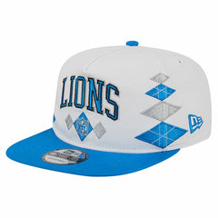 Detroit Lions New Era Argyle 19TWENTY Adjustable Hat White - NFL