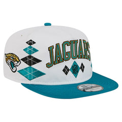 Jacksonville Jaguars New Era Argyle 19TWENTY Adjustable Hat White - NFL