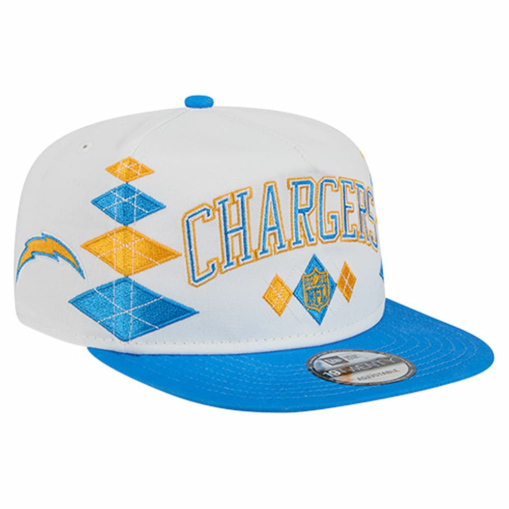 Los Angeles Chargers New Era Argyle 19TWENTY Adjustable Hat White - NFL
