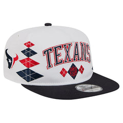 Houston Texans New Era Argyle 19TWENTY Adjustable Hat White - NFL