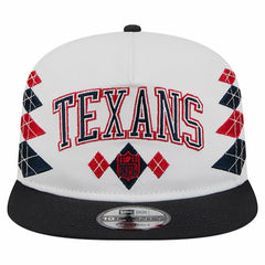 Houston Texans New Era Argyle 19TWENTY Adjustable Hat White - NFL