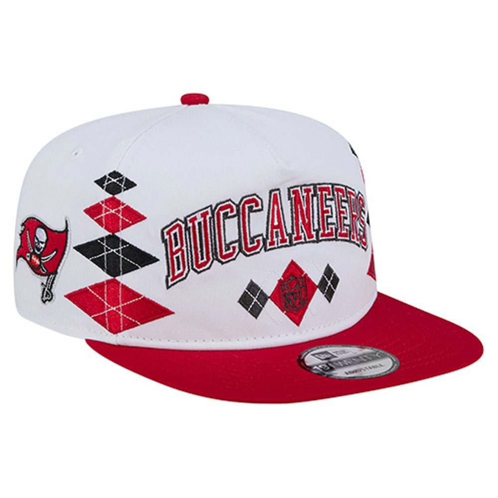Tampa Bay Buccaneers New Era Argyle 19TWENTY Adjustable Hat White - NFL