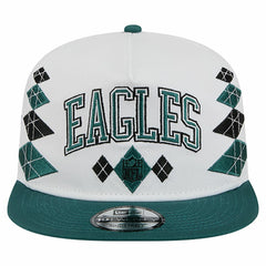 Philadelphia Eagles New Era Argyle 19TWENTY Adjustable Hat White - NFL