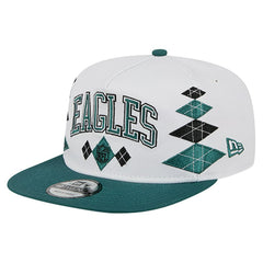 Philadelphia Eagles New Era Argyle 19TWENTY Adjustable Hat White - NFL