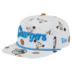 Los Angeles Chargers New Era Team Cheer 19TWENTY Snapback Hat White - NFL