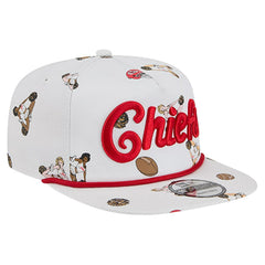 Kansas City Chiefs New Era Team Cheer 19TWENTY Snapback Hat White - NFL