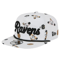 Baltimore Ravens New Era Team Cheer 19TWENTY Snapback Hat White - NFL