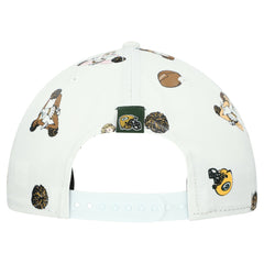 Green Bay Packers New Era Team Cheer 19TWENTY Snapback Hat White - NFL