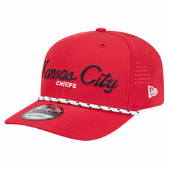 Kansas City Chiefs New Era Script 9SEVENTY Adjustable Hat Red - NFL