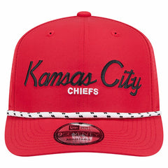 Kansas City Chiefs New Era Script 9SEVENTY Adjustable Hat Red - NFL