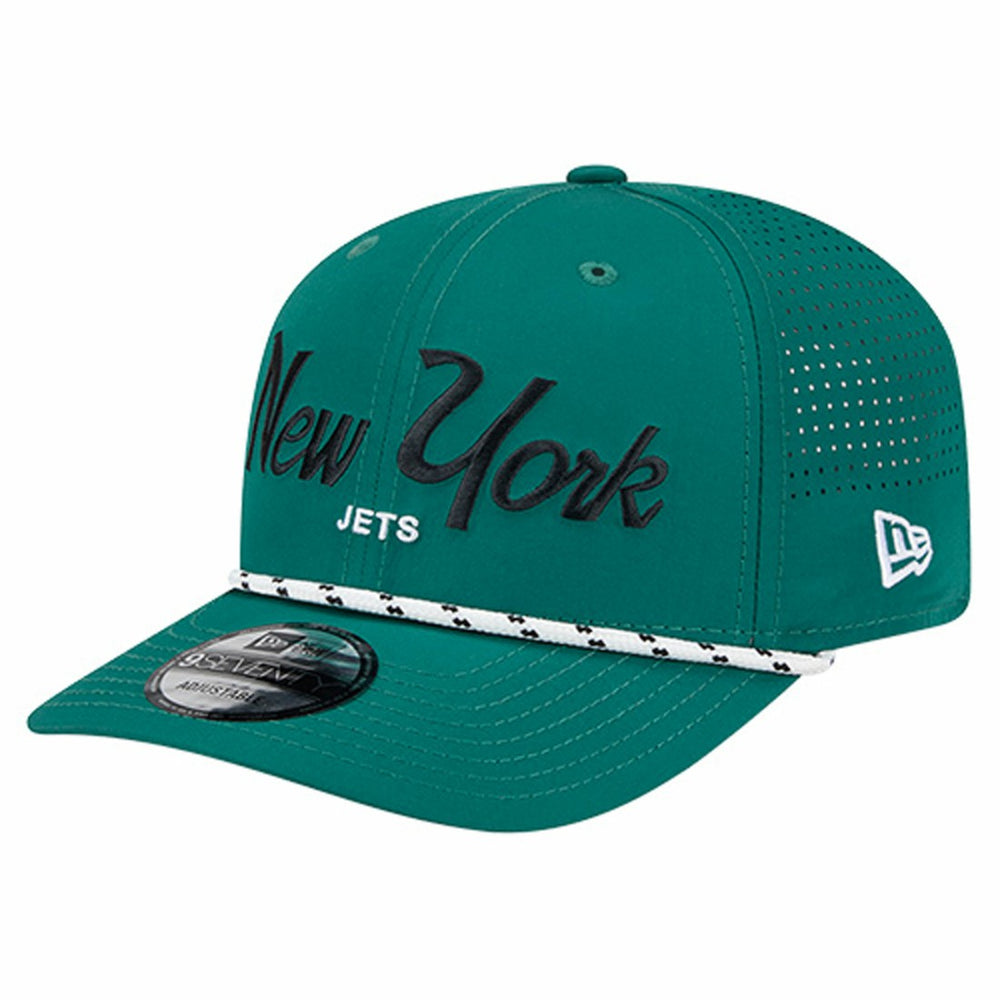 New York Jets New Era Script 9SEVENTY Adjustable Hat Green - NFL