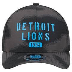 Detroit Lions New Era Halftone Camo 9FORTY Hat Gray - NFL