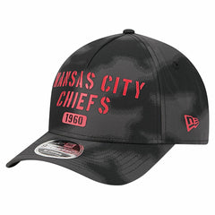 Kansas City Chiefs New Era Halftone Camo 9FORTY Hat Gray - NFL