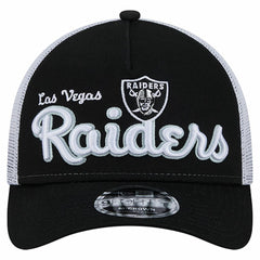 Las Vegas Raiders New Era Side Lines 9FORTY Adjustable Hat Black - NFL