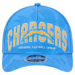 Los Angeles Chargers New Era Tie Dye Fade 9Forty M-Crown A-Frame Adjustable Hat Powder Blue - NFL