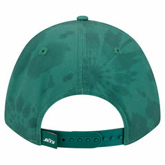New York Jets New Era Tie Dye Fade 9Forty M-Crown A-Frame Adjustable Hat Green - NFL