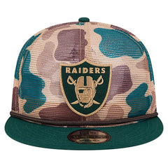 Las Vegas Raiders New Era Duck Camo 9FIFTY Snapback Hat Camo - NFL