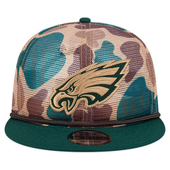 Philadelphia Eagles New Era Duck Camo 9FIFTY Snapback Hat Camo - NFL