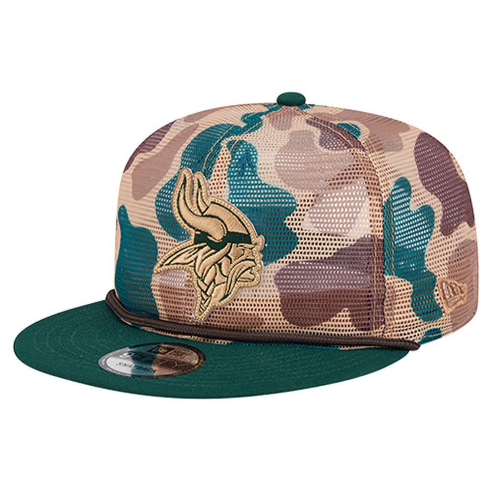 Minnesota Vikings New Era Duck Camo 9FIFTY Snapback Hat Camo - NFL