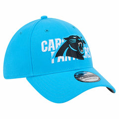 Carolina Panthers New Era Overlap Logo 39THIRTY Stretch Fit Hat Blue - NFL