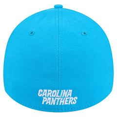 Carolina Panthers New Era Overlap Logo 39THIRTY Stretch Fit Hat Blue - NFL