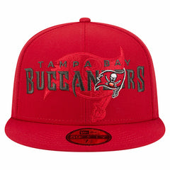 Tampa Bay Buccaneers New Era Overlap Wordmark 59FIFTY Fitted Hat Red - NFL