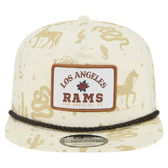 Los Angeles Rams New Era Desert Rose 19TWENTY Adjustable Hat Cream - NFL