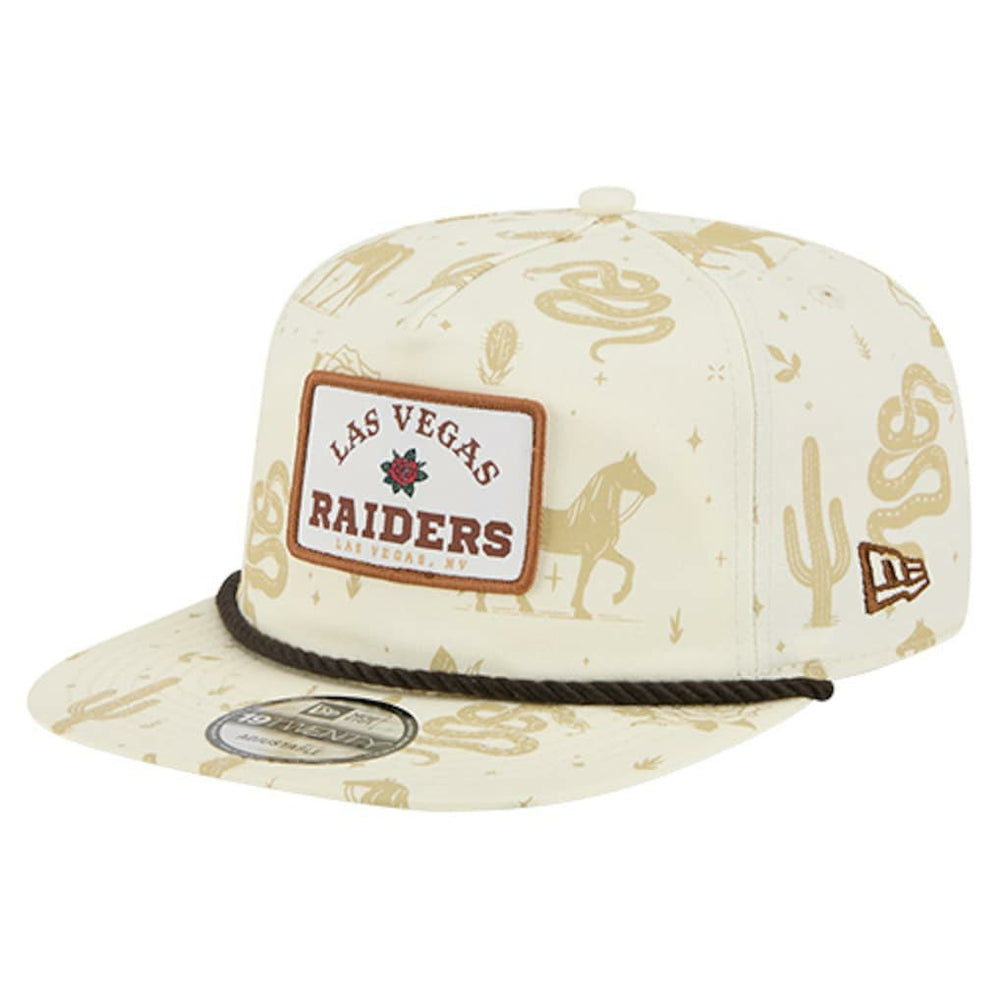Las Vegas Raiders New Era Desert Rose 19TWENTY Adjustable Hat Cream - NFL