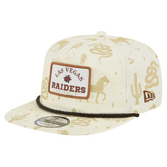 Las Vegas Raiders New Era Desert Rose 19TWENTY Adjustable Hat Cream - NFL