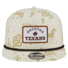 Houston Texans New Era Desert Rose 19TWENTY Adjustable Hat Cream - NFL