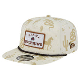 Miami Dolphins New Era Desert Rose 19TWENTY Adjustable Hat Cream - NFL