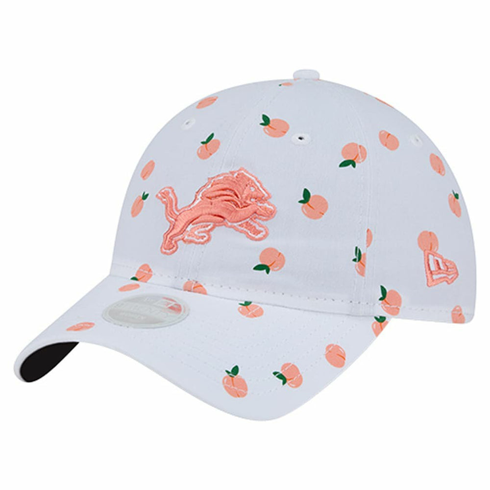 Detroit Lions New Era Women's Fruit Pattern 9TWENTY Adjustable Hat White - NFL