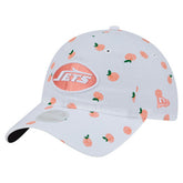 New York Jets New Era Women's Fruit Pattern 9TWENTY Adjustable Hat White - NFL