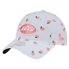 New York Jets New Era Women's Fruit Pattern 9TWENTY Adjustable Hat White - NFL
