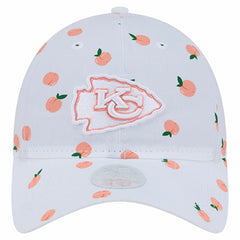 Kansas City Chiefs New Era Women's Fruit Pattern 9TWENTY Adjustable Hat White - NFL