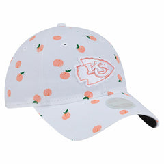 Kansas City Chiefs New Era Women's Fruit Pattern 9TWENTY Adjustable Hat White - NFL