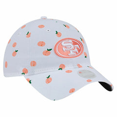 San Francisco 49ers New Era Women's Fruit Pattern 9TWENTY Adjustable Hat White - NFL