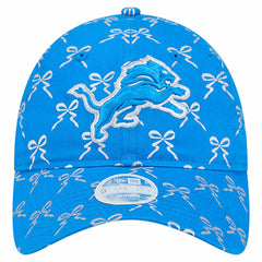 Detroit Lions New Era Women's Ribbon 9TWENTY Adjustable Hat Blue - NFL