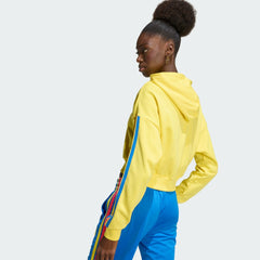 Adidas Colombia National Team Women's FIFA x World Cup Alphaskin Cropped Hoodie - Yellow