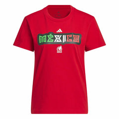 Adidas Mexico National Team Women's Jerseys Hook T-Shirts - Red