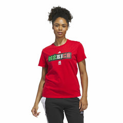 Adidas Mexico National Team Women's Jerseys Hook T-Shirts - Red