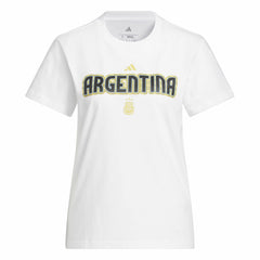 Adidas Argentina National Team Women's Jerseys Hook T-Shirts - White
