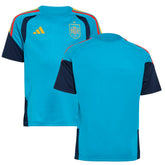 Adidas Spain National Team Youth FIFA x World Cup 2026 Tiro Training Jerseys - Turquoise