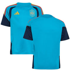 Adidas Spain National Team Youth FIFA x World Cup 2026 Tiro Training Jerseys - Turquoise