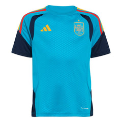 Adidas Spain National Team Youth FIFA x World Cup 2026 Tiro Training Jerseys - Turquoise