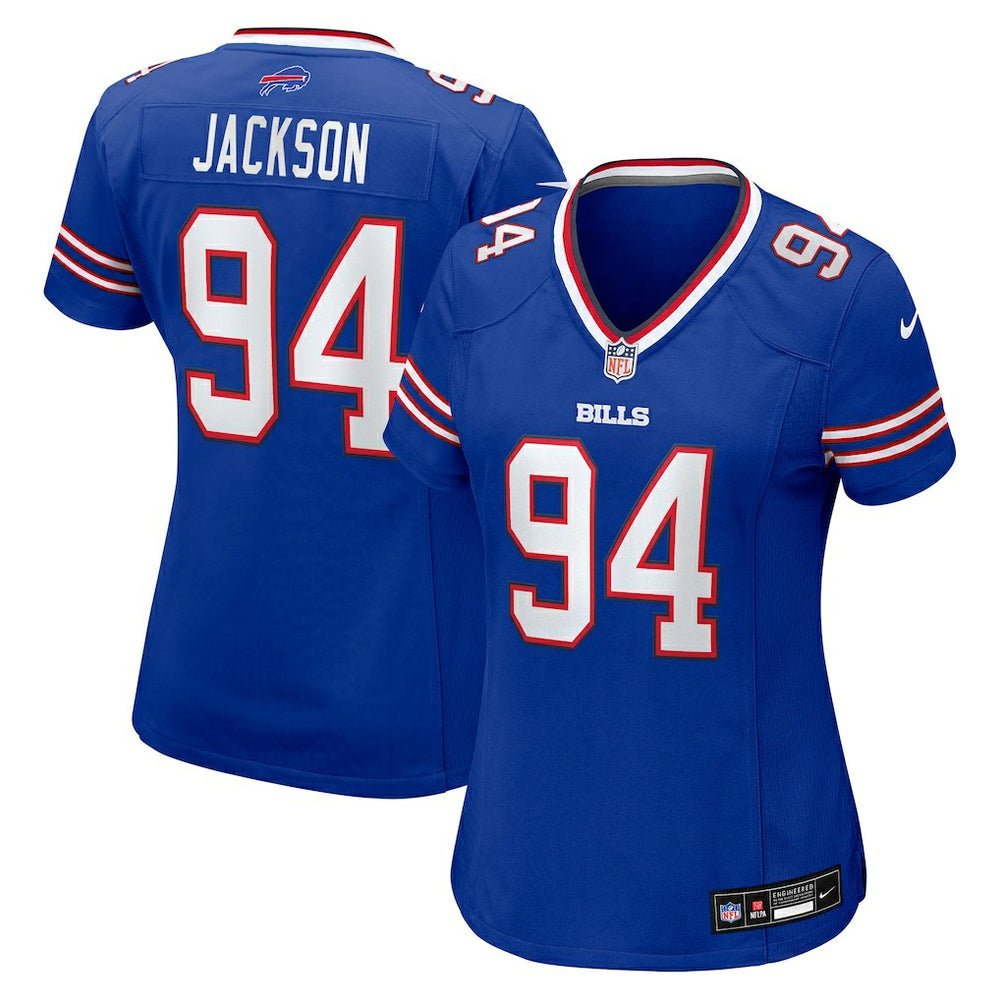Landon Jackson Buffalo Bills Women's Team Game Jersey Royal - Nike