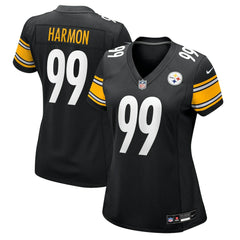Derrick Harmon Pittsburgh Steelers Women's Team Game Jersey Black - Nike