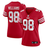 Mykel Williams San Francisco 49ers Women's Team Game Jersey Scarlet - Nike