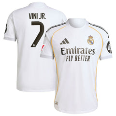 Adidas Vini Jr. Real Madrid 2025/26 Home Jerseys - White